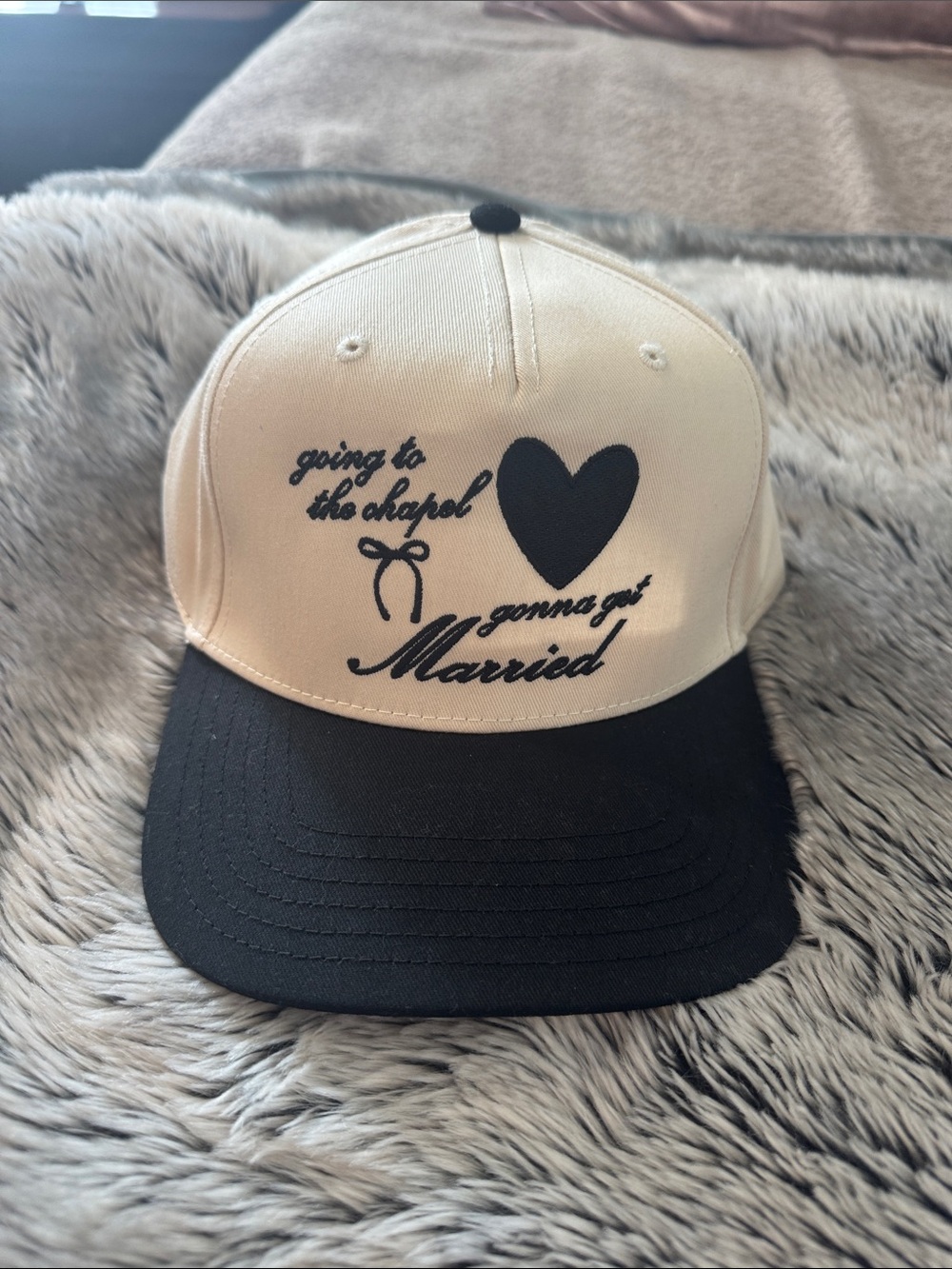 Going to the Chapel Bridal Baseball Cap